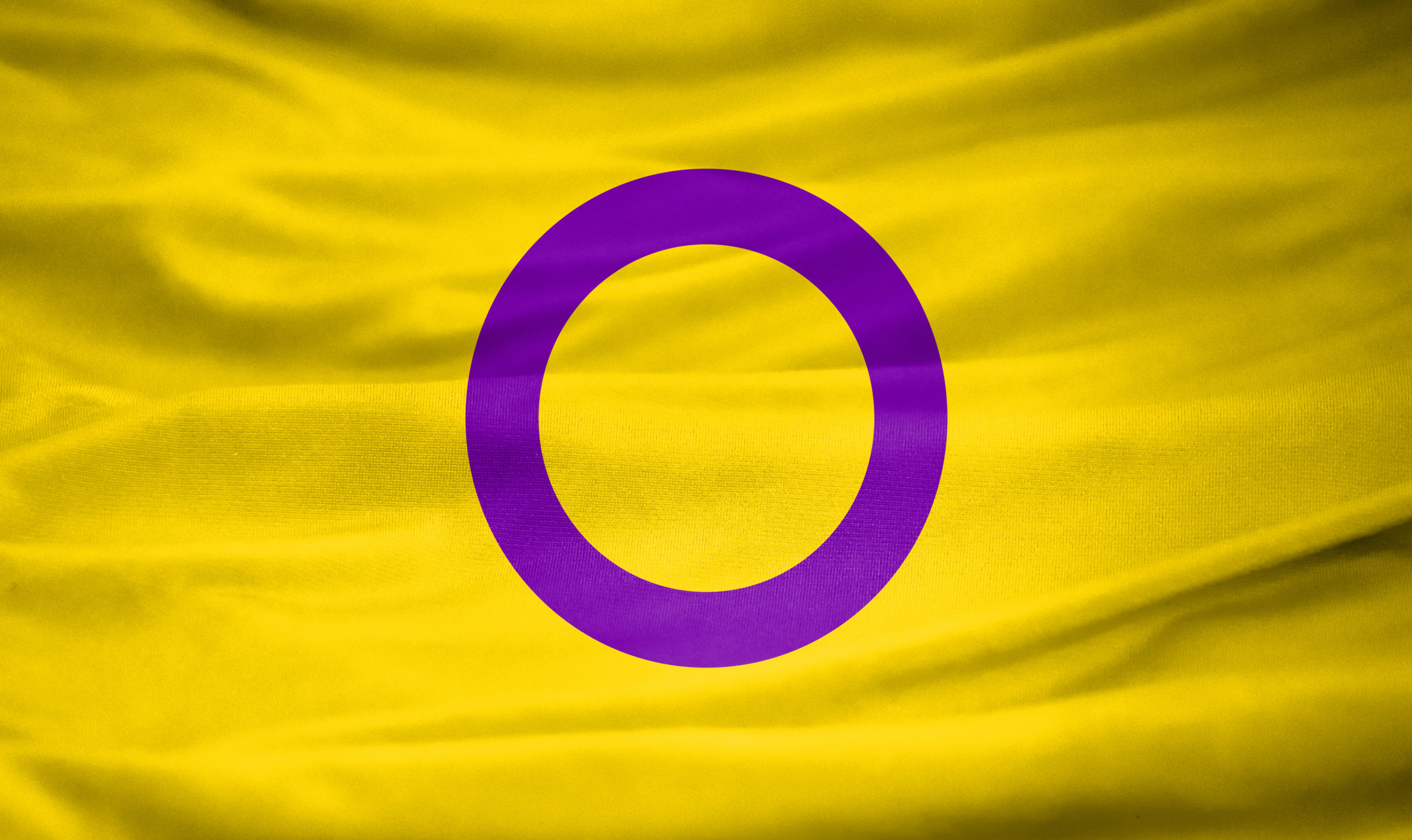 Realistic,Flag,Of,Intersex,Pride,On,The,Wavy,Surface,Of